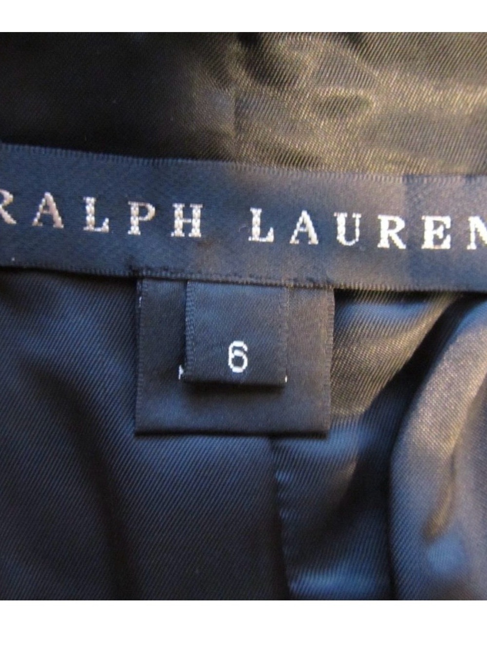 ⭐️🎩Ralph Lauren Black Label Black Pencil Skirt with Gold Medallion Brocade - Picture 6 of 8